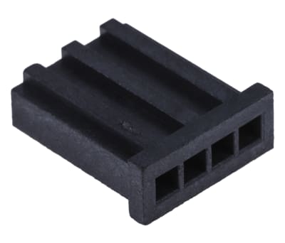 Product image for 4 way 1 row MODU crimp socket shell