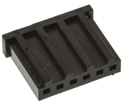 Product image for 6 WAY 1 ROW MODU CRIMP SOCKET SHELL