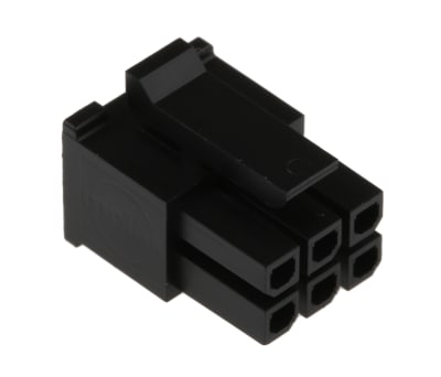 Product image for 6 way dual row receptacle,5A