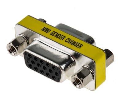 Product image for 15 pin VGA port F-F gender changer