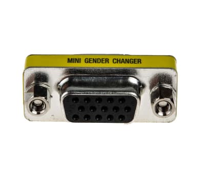 Product image for 15 pin VGA port F-F gender changer