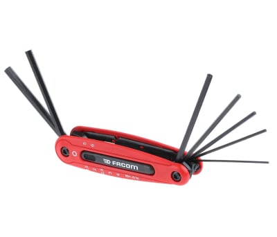 Product image for Facom 7 pieces Hex Key Set, 1.5mm