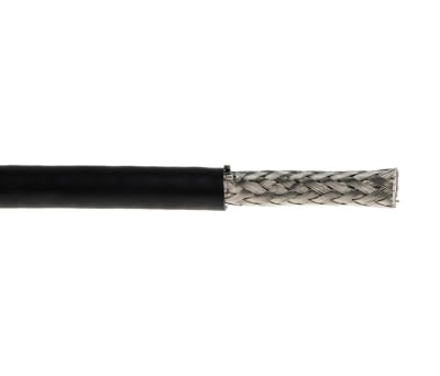 Product image for Cable Coax RG400 LSZH black 100m