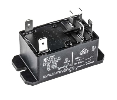 Product image for DPNO flange mount relay,30A 240Vac coil