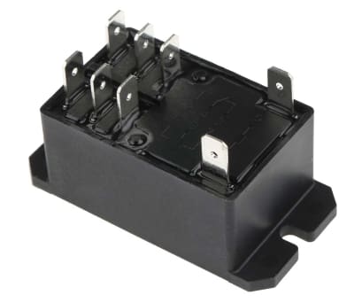 Product image for DPDT flange mount relay,30A 240Vac coil