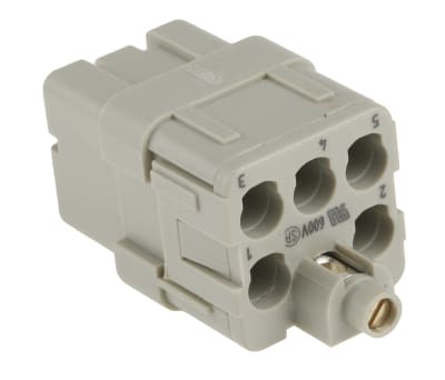 Product image for Han(R) Q 5P+E socket insert,16A