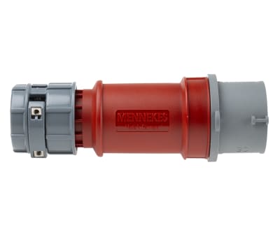 Product image for RED 3PN+E IP44 POWER TOP PLUG,16A 400V