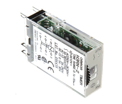 Product image for DPST 4 function timer,0.1sec-10min 12Vdc