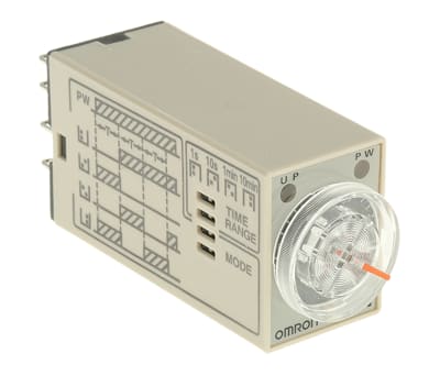 Product image for DPDT 4 function timer,0.1sec-10min 24Vac