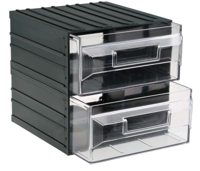 Product image for 2draws clr storagecabinet,222x208x208mm