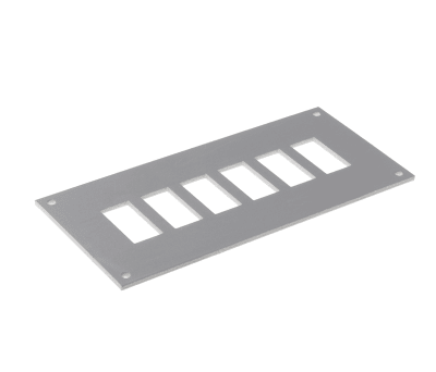 Product image for 6 way std thermocouple connector panel