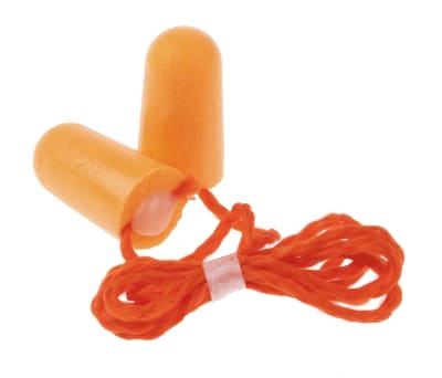 Product image for Disposable soft foam corded ear plug