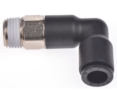 Product image for Male extended elbow adaptor,R1/8x6mm