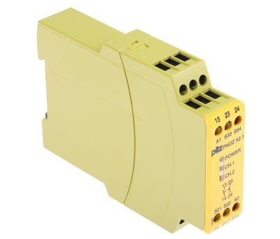 Product image for Pilz 24 V ac/dc Safety Relay -  Dual Channel With 2 Safety Contacts PNOZ X Range Compatible With Safety Switch/Interlock