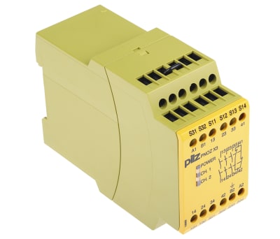 Product image for Pilz 24 V dc, 110 V ac Safety Relay -  Dual Channel With 3 Safety Contacts PNOZ X Range with 1 Auxiliary Contact,