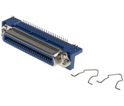 Product image for IEEE 488 50 way r/a PCB mount socket