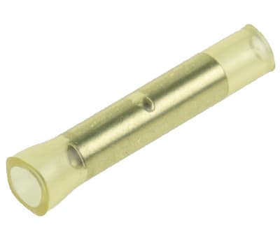 Product image for Mini-Yel crimp butt splice term,0.5sq.mm