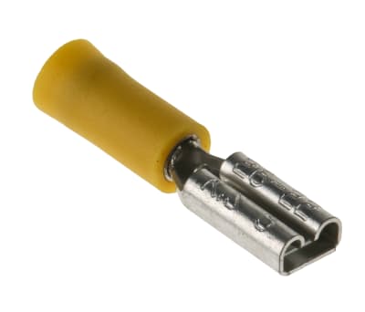 Product image for mini-yellow crimp 2.8/0.5mm female rcp