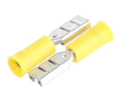 Product image for Mini-yellow crimp 2.8/0.8mm female rcp