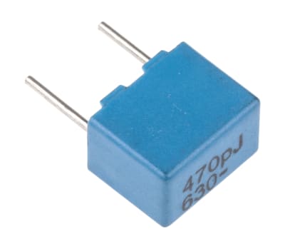 Product image for RADIAL POLYPROP CAP,470PF 630V 5MM