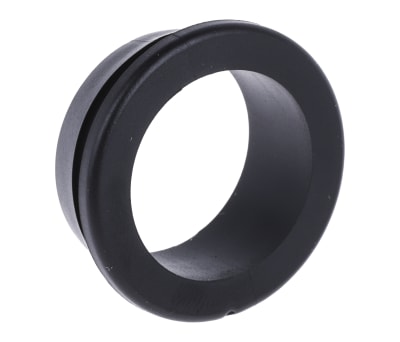 Product image for Black easy fit rubber grommet,22mm hole