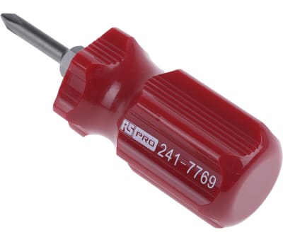 Product image for 2 ended reversible stubby screwdriver