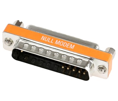 Product image for 25 way D sub-min null modem adaptor