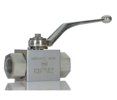 Product image for G1/2 BSPP three way diverter ball valve