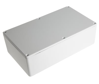 Product image for ENCLOSURE, ALUMINIUM, WHITE,191X111X61MM