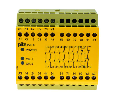 Product image for Pilz 24 V dc Safety Relay -  Dual Channel With 8 Safety Contacts PNOZ X Range with 1 Auxiliary Contact, Compatible With