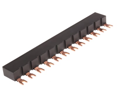 Product image for 4 WAY THREE PHASE BUSBAR,45MM PITCH