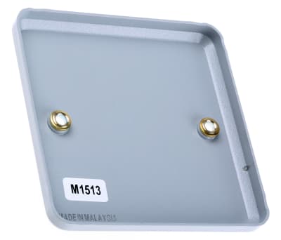 Product image for METALCLAD PLUS 1 GANG BLANKING PLATE