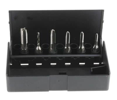 Product image for 1/4in hexagon drive tap and drill set