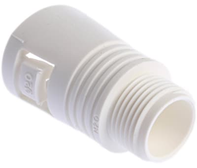 Product image for STRAIGHT ADAPTOR FOR PVCCONDUIT,M20 20MM