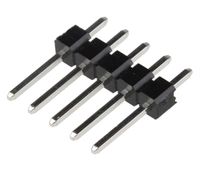 Product image for 5 way 1 row header,0.1in pitch 7mm pin