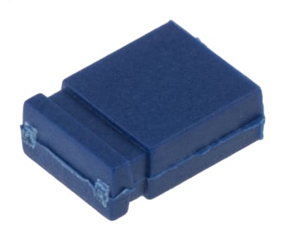 Product image for Blue 2 way closed shorting link,2.54mm