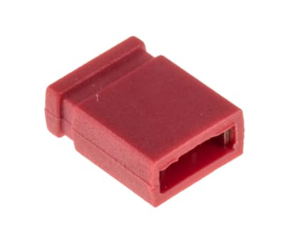 Product image for Red 2 way closed shorting link,2.54mm