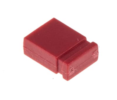 Product image for Red 2 way closed shorting link,2.54mm