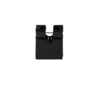 Product image for Black 2 way open shorting link,2.54mm