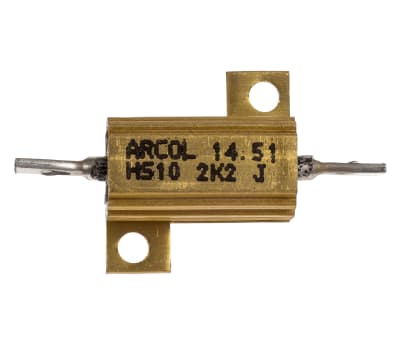 Product image for HS10 AL HOUSE WIREWOUND RESISTOR,2K2 10W