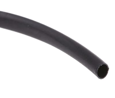 Product image for TE Connectivity Heat Shrink Tubing, Black 19mm Sleeve Dia. x 5m Length 2:1 Ratio, VERSAFIT Series