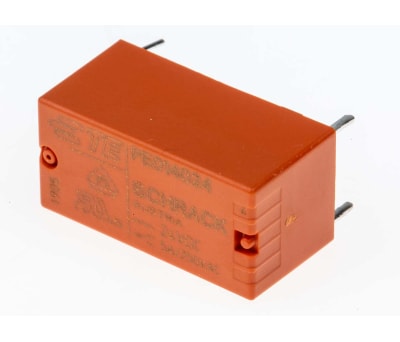 Product image for SPDT PCB power relay,5A 24Vdc coil