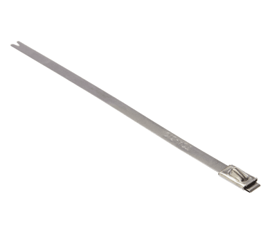 Product image for Self locking s/steel cable tie,4.6x127mm