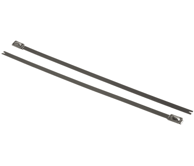 Product image for Self locking s/steel cable tie,4.6x201mm