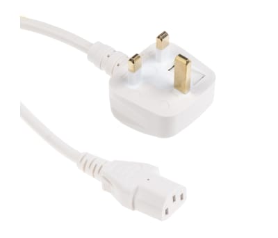 Product image for Power Cord C13 to UK BS1363 3m