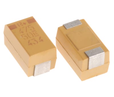 Product image for T495 smt tantalum capacitor,4.7uF 50V