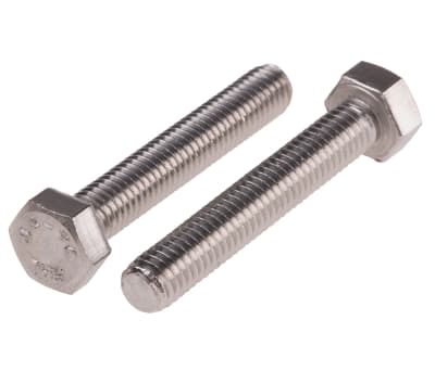 Product image for A4 s/steel hexagon set screw,M5x30mm