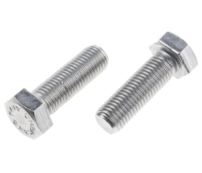 Product image for A4 s/steel hexagon set screw,M16x50mm