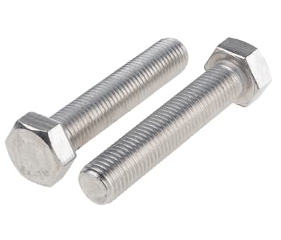 Product image for A4 s/steel hexagon set screw,M16x80mm