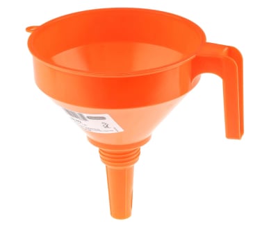 Product image for Straight straining funnel w/handle,180mm